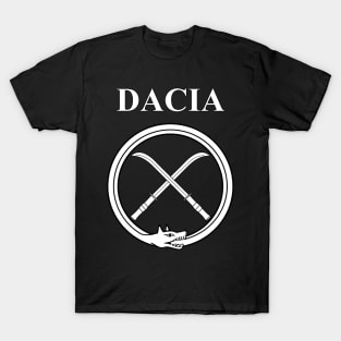 Ancient Dacia Dacian Draco and Falx Symbol T-Shirt